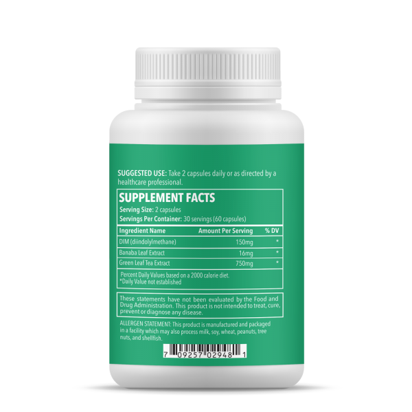 DIM Complex Hormone Support Supplement Facts
